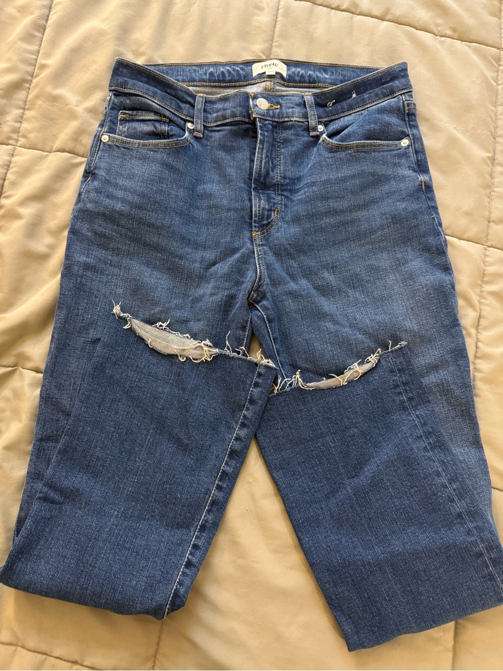 Loft rivete petite jeans